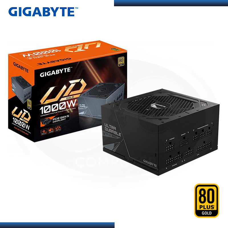 FUENTE DE PODER GIGABYTE 1000W 80+ GOLD GP-UD1000GM PG5